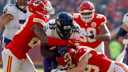 Chiefs DL chops down Gus Edwards just short on fourth-and-one