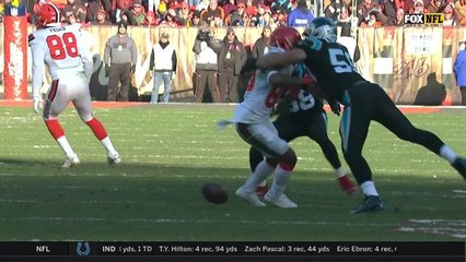 Panthers recover Kuechly's second forced fumble