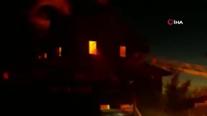 Misafirliğe Geldiler, Yangın Şoku Yaşadılar