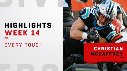 Every touch from Christian McCaffrey's 2-TD game | Week 14