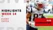 Every catch from Rob Gronkowski's 107-yard day | Week 14