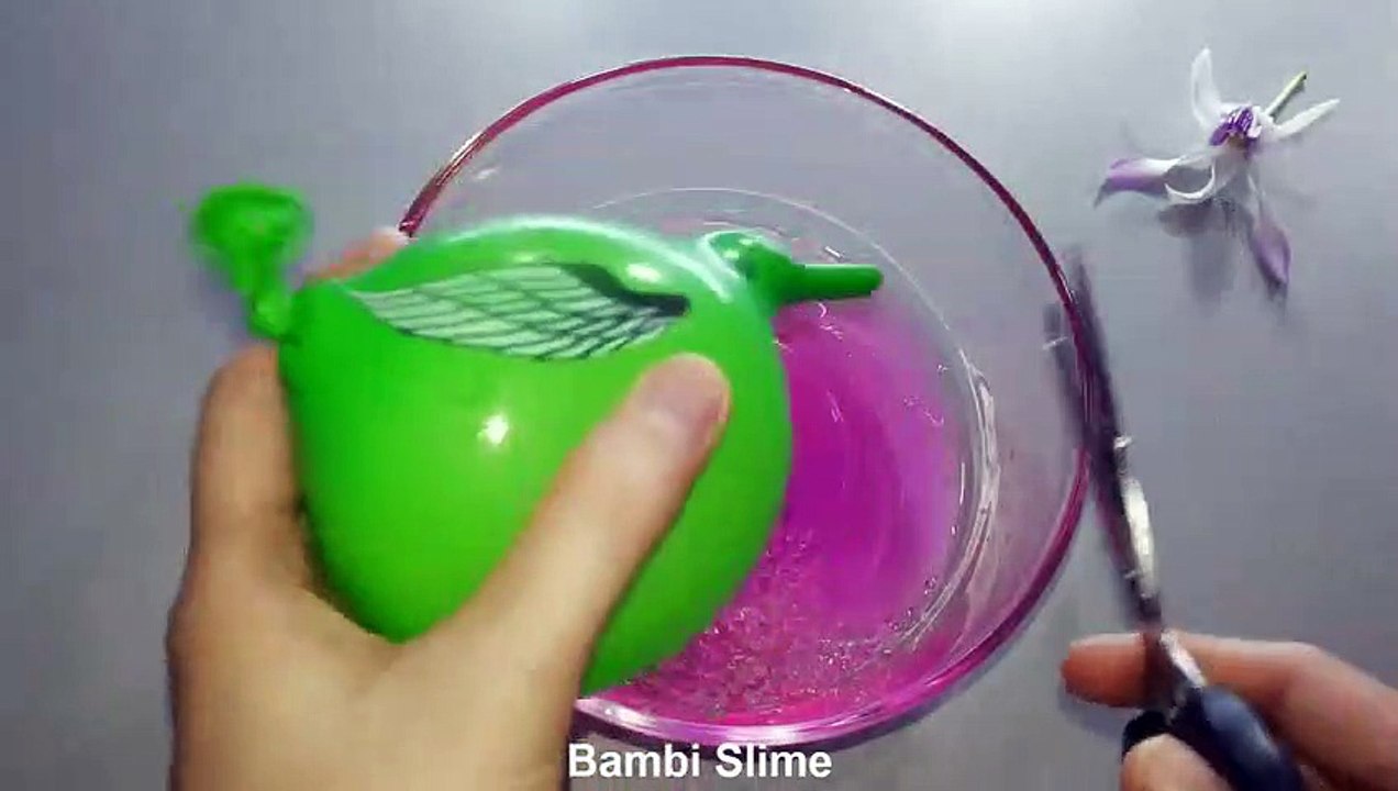 Making Slushee Slime With Balloons! Satisfying Relaxing Slime ASMR Video