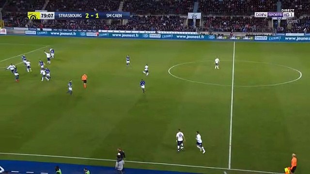 Strasbourg 2-2 Caen résumé et buts Saif-Eddine Khaoui