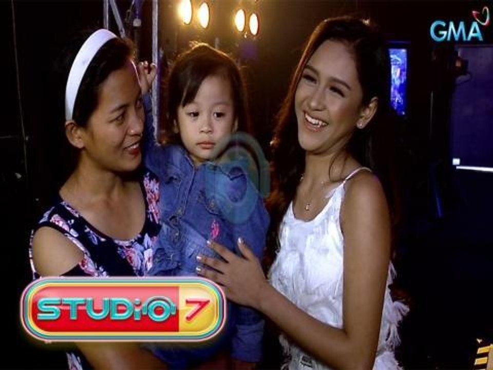 Studio 7: Golden Cañedo meets her youngest fan!