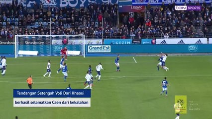 Tendangan Setengah Voli Dari Khaoui Selamatkan Caen Dari Kekalahan