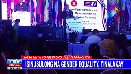 Isinusulong na gender equality, tinalakay