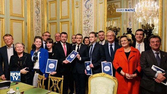 Ça a vraiment été sans filtre , 15 élus des Yvelines ont rencontré Emmanuel Macron