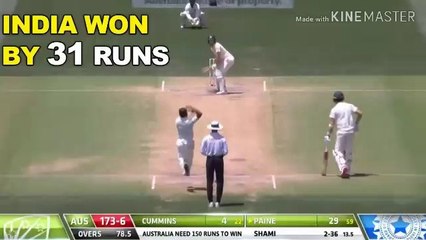 India Vs Australia 1st Test Day 5 - Highlights & Analysis - India Won By 31 Runs