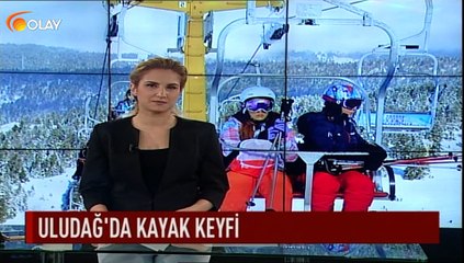 Uludağ'da kayak keyfi