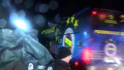 Fenerbahçe'ye Samandıra'da tepkili karşılama