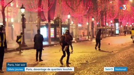 "Gilets jaunes" : davantage de quartiers touchés à Paris