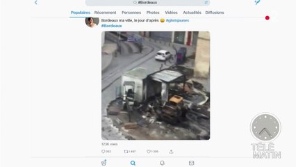 À Bordeaux, les casseurs ont ravagés les commerces et le centre ville