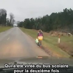 Il punit sa fille en la faisant marcher 8 km et la filme.