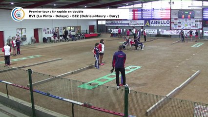 Premier tour, tir rapide en double, France Club Elite 1 F, J6,  Béziers contre Bièvre Isère, saison 2018/2019