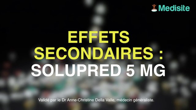 Solupred 5 mg : attention aux effets secondaires et effets indésirables