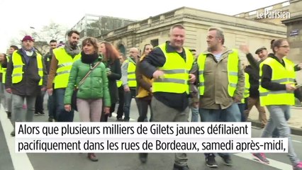 Gilets jaunes : à Bordeaux aussi, le chaos - Vidéo Dailymotion