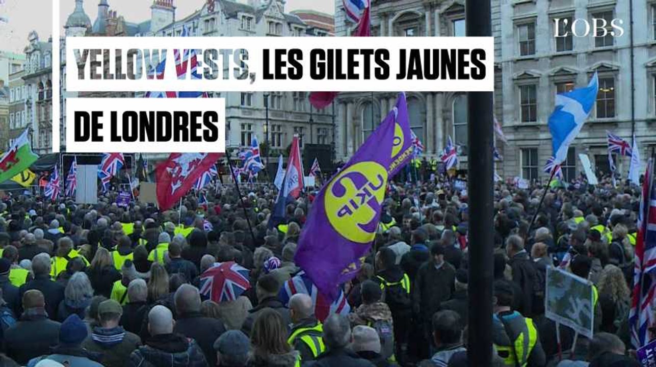 Les gilets jaunes font leur apparition à Londres