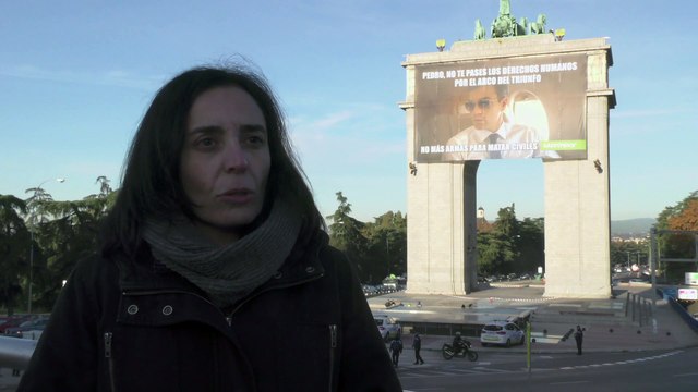 Greenpeace pide a Sánchez que respete los derechos humanos