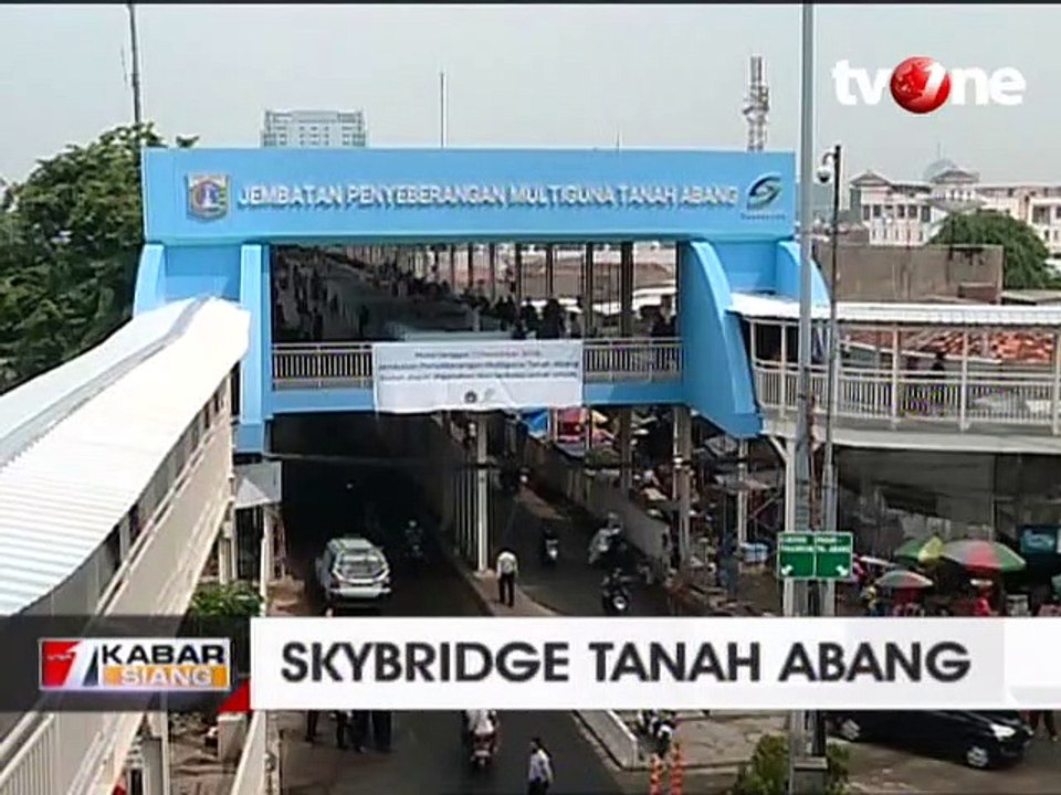 Skybridge Tanah Abang Sudah Mulai Beroperasi