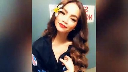 Hồ Ngọc Hà nhí nhảnh, suýt lộ ngực