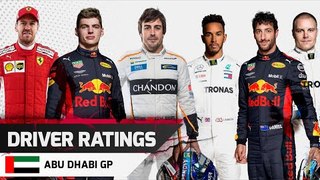 Driver Ratings - Abu Dhabi GP