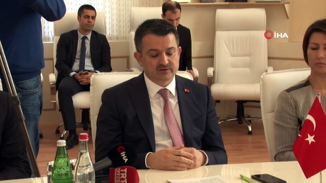 - Bakan Pakdemirli, Azerbaycan Tarım Bakanı Karimov İle İki Ülke Arasındaki Tarım Sigortaları Alanında İşbirliği Protokolü'nü İmzaladı- Bakan Pakdemirli: 'Bizim Aramızdaki Tarımsal Ticaretimiz İstediğimiz Seviyede Değil, Bunu Artırmamız...