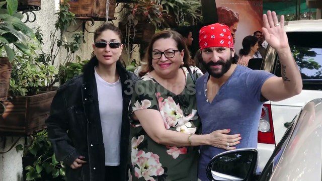 Saif Ali Khan with Kareena Kapoor Khan Watched Daughter Sara Ali Khan Movie Kedarnath