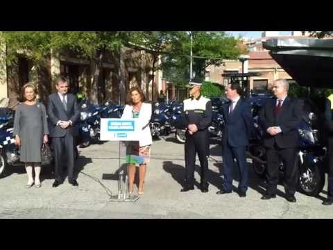 Nuevas motos Policía Municipal de Madrid (discurso Ana Botella)