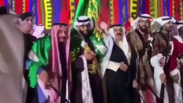 - Suudi Arabistan Ve Bahreyn Kralı Geleneksel Suudi Dansına Katıldı