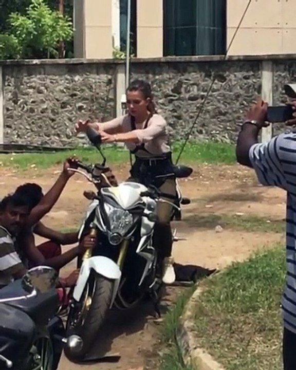 Before we started filming for 2.0, some of the best action choreographers flew into to chennai to begin stunt preparation. This is is from our first practice session! We shot everything in slow motion so we could see my mistakes and work out the timings