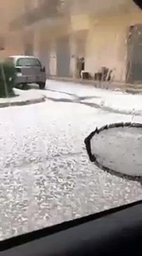 Violenta grandinata nel barese - 10 dicembre 2018