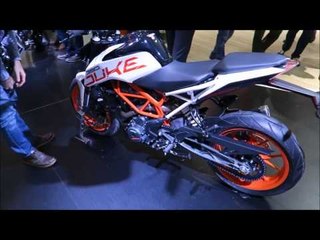 KTM Duke 390 2017 en el EICMA
