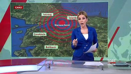 Marmara Denizi'nde Korkutan Deprem!