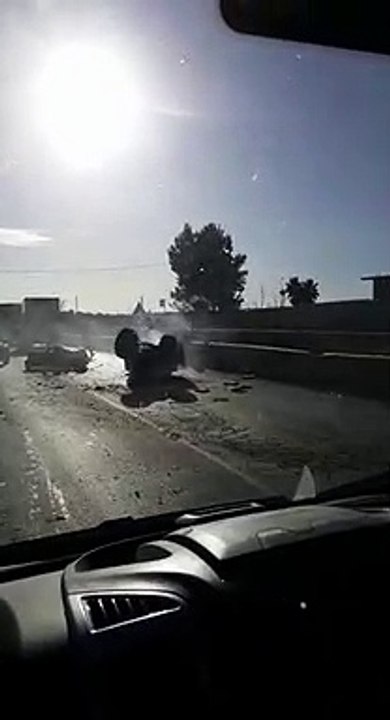 Andria: trattore si ribalta sulla strada tangenziale, un ferito