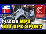 Piaggio MP3 500 hpe Sport en el Salón de Milán EICMA 2017