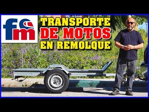 Cómo llevar motos en un remolque ligero | Aspectos a tener en cuenta