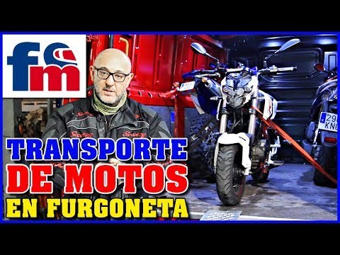 Cómo transportar motos en una furgoneta | Tutorial y consejos