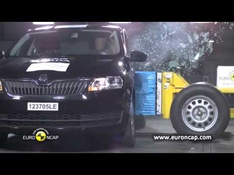 Seat Toledo Skoda Rapid Euro NCAP 2012 Crash test