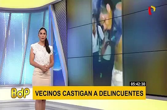 Iquitos: pobladores capturan y castigan a dos ladrones por robar mil soles