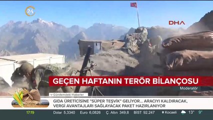 Geçen haftanın terör bilançosu