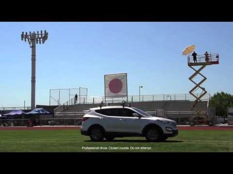 Malabarismos a bordo del Hyundai Santa Fe