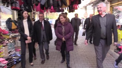 Uşak Ayakkabıcılar Çarşısı'na Vali Ziyareti