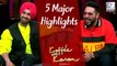 5 Major Highlights Of Koffee With Karan 6 With Badshah & Diljit Dosanjh