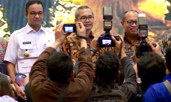 Pemprov DKI Jakarta Raih 3 Penghargaan dari KPK