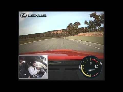 Prueba del Lexus RC F en Ascari
