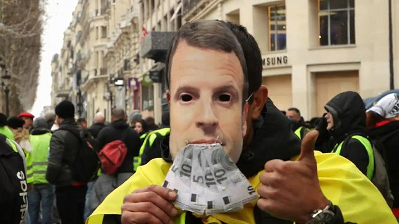 Reportage: Gelbwesten - Randale und 'Macron, tritt zurück!'