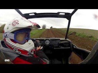 Onboard Polaris RZR 900S en seco