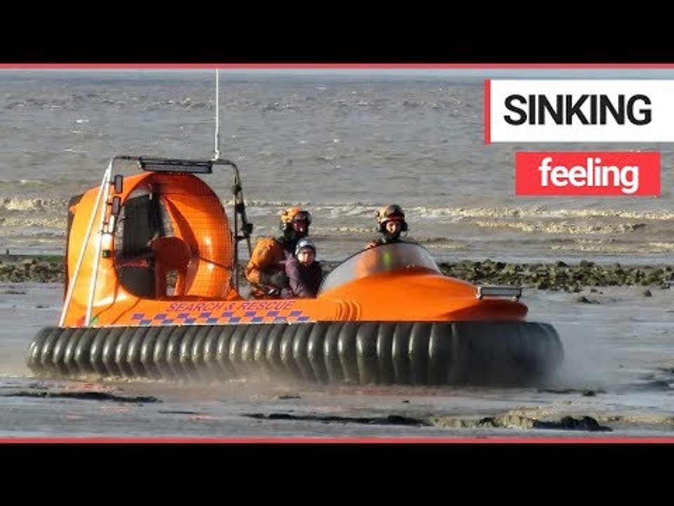 7 Year Old Boy is Rescued After Getting Stuck in the Mud on a Beach | SWNS TV