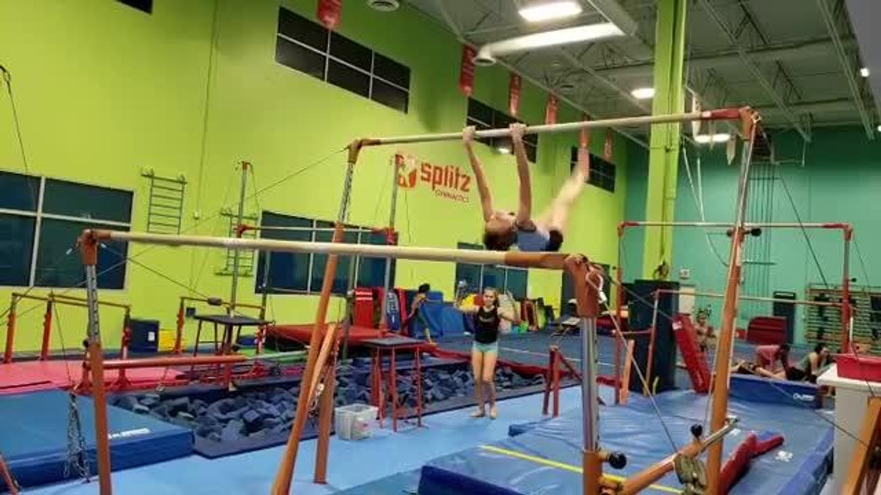 Preteen Gymnast Performs Uneven Bar Rotations - video Dailymotion