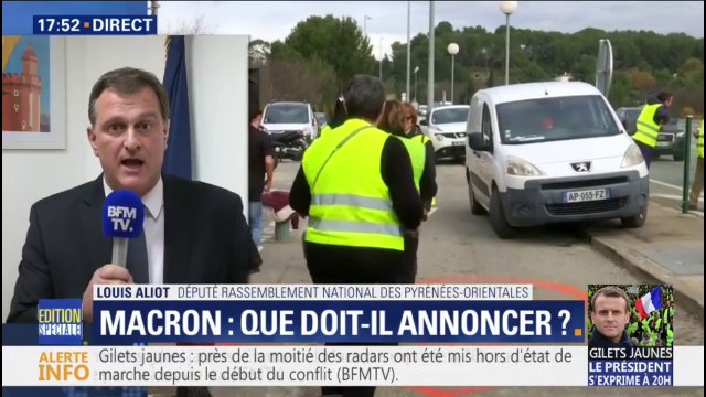 Gilets Jaunes: Louis Aliot (RN) estime que personne n'arrêtera ce mouvement populaire